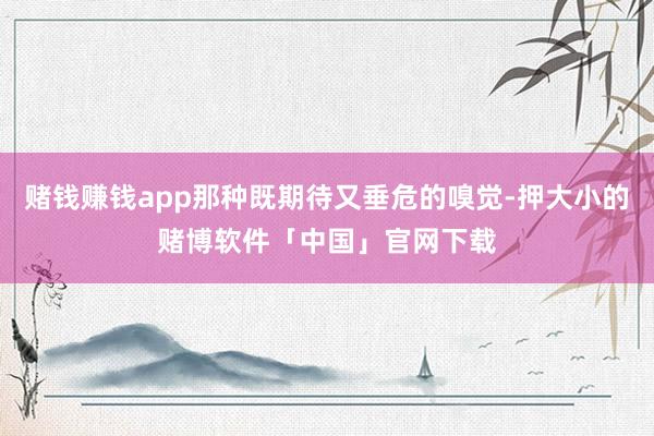 赌钱赚钱app那种既期待又垂危的嗅觉-押大小的赌博软件「中国」官网下载